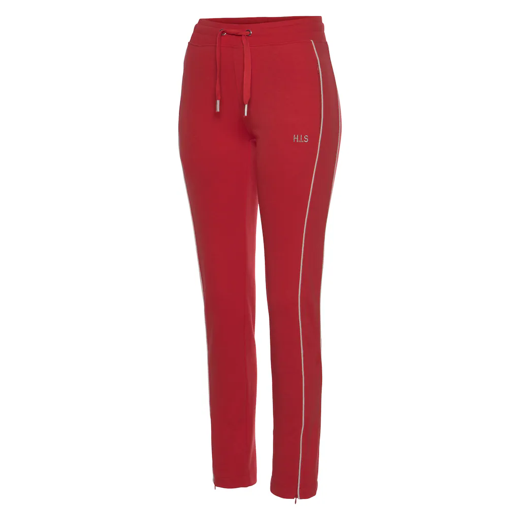 H.I.S Sweathose Mit Reißverschluss Am Beinsaum Loungeanzug