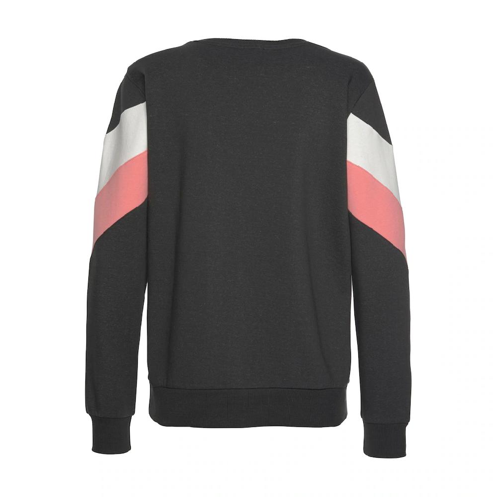 H.I.S Sweatshirt Mit Kontraststreifen An Vorderseite Und Ärmeln Loungeanzug