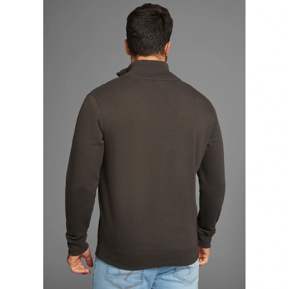 H.I.S Sweatshirt Unifarben Aus Dehnbarer Sweatware Mit Logostickerei ▷ Bestellen