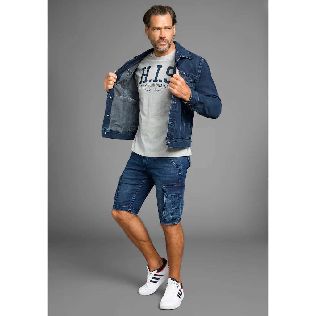 H.I.S T-Shirt Mit Trendigem Markenlogo Im Collage-Look