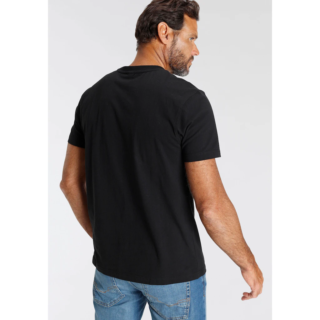 H.I.S T-Shirt Schmale Passform Bedrucktes Design Rundhalsausschnitt ▷ Kaufen