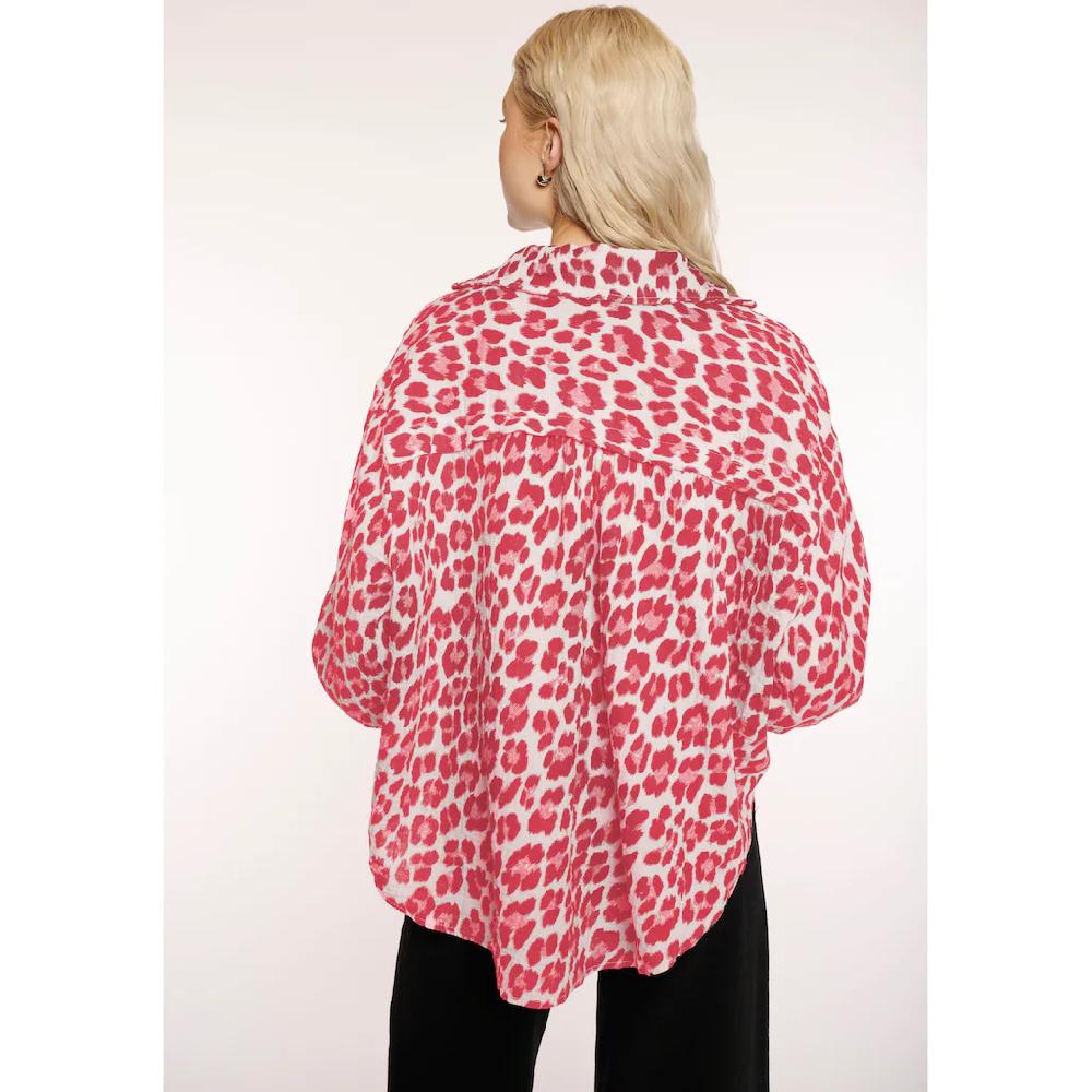 HaILY’S Druckbluse »LS C BL Le44ony« Aus Musselin