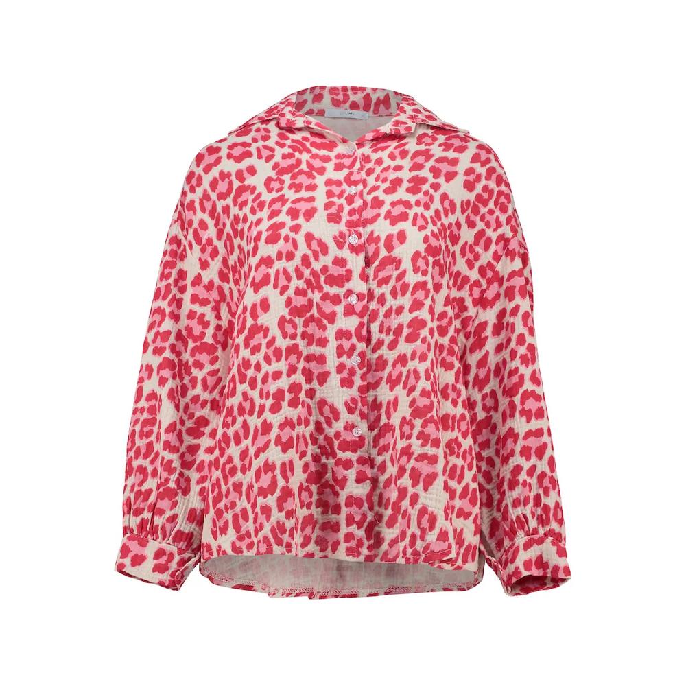 HaILY’S Druckbluse »LS C BL Le44ony« Aus Musselin