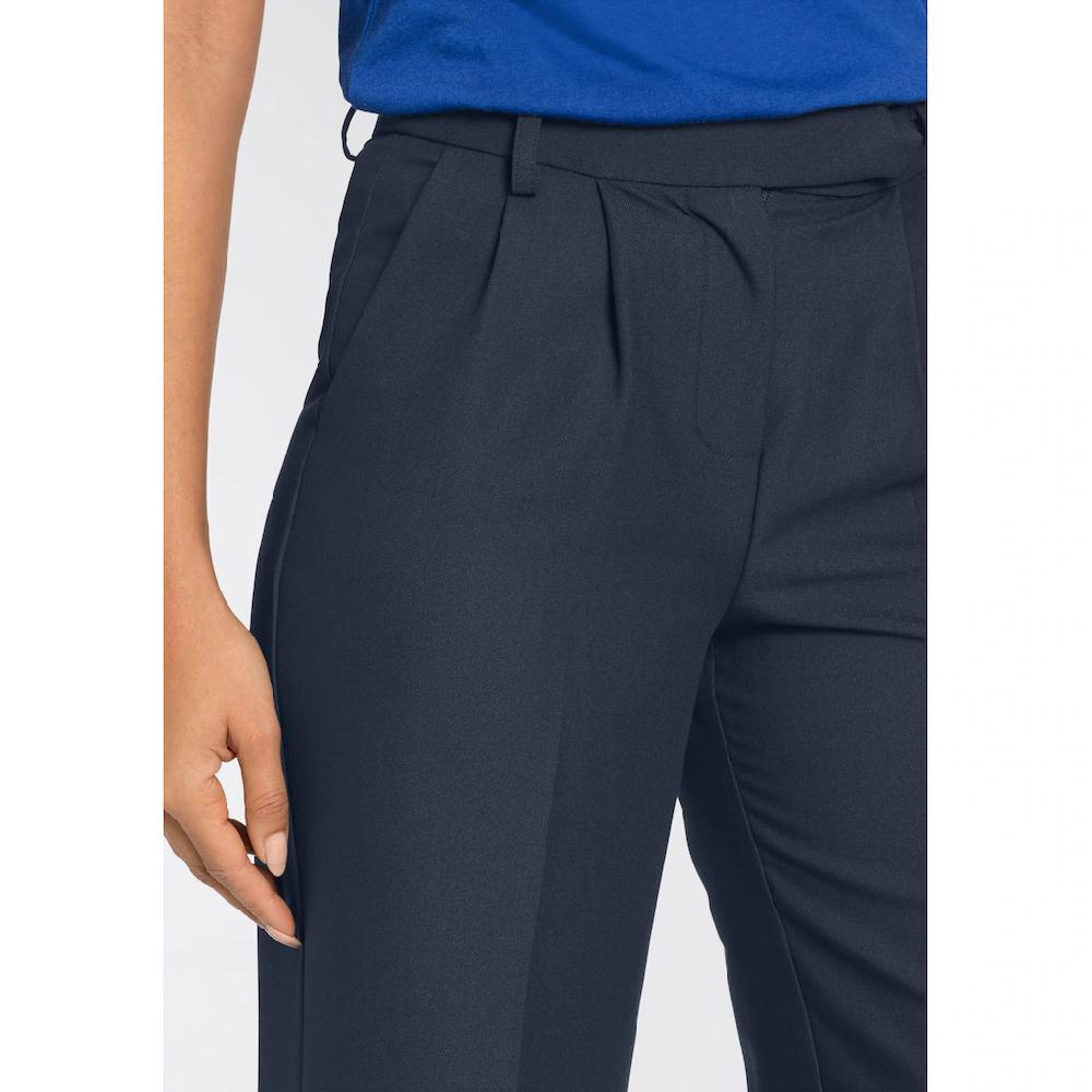 HECHTER PARIS Anzughose Mit Weitem Bein