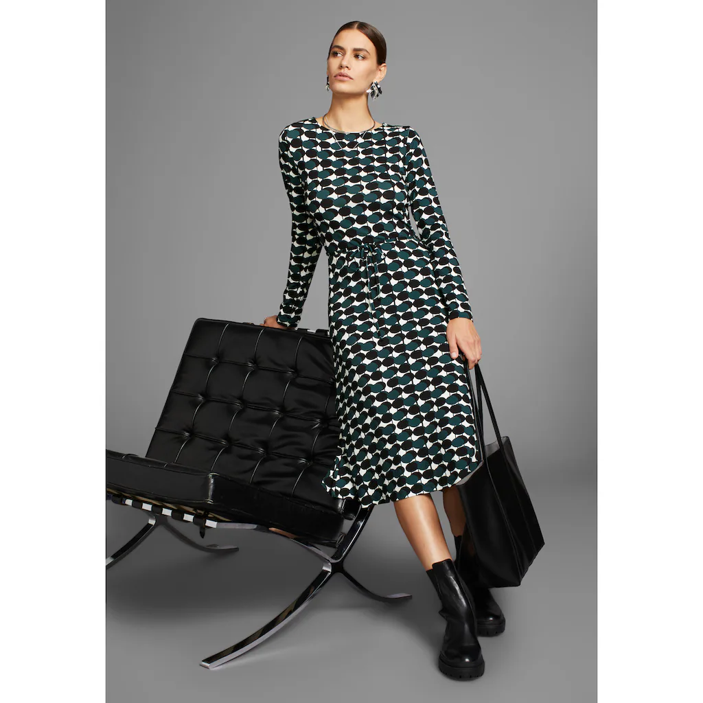 HECHTER PARIS Jerseykleid mit modernem Print - NEUE KOLLEKTION