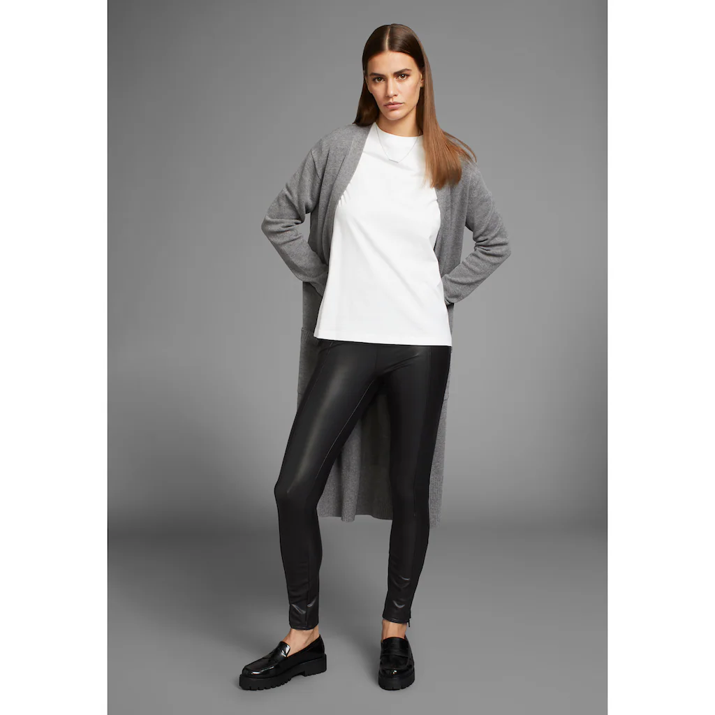 HECHTER PARIS Lederimitathose Mit Leichtem Glanz-NEUE KOLLEKTION