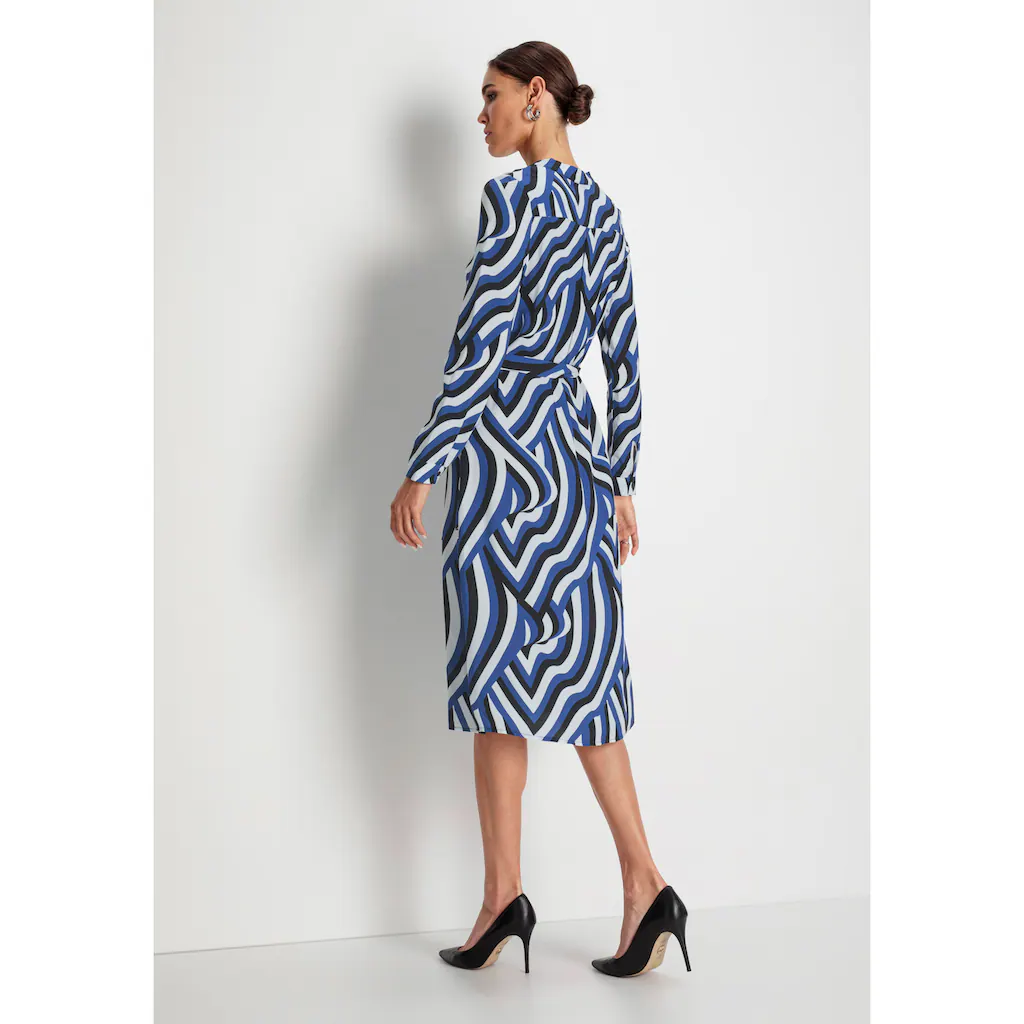 HECHTER PARIS Midikleid Mit Bindegürtel - NEUE KOLLEKTION