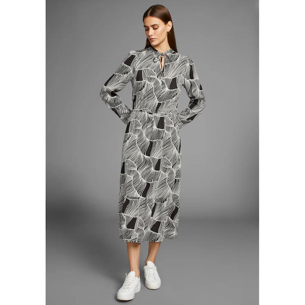 HECHTER PARIS Midikleid mit modischen Print- NEUE KOLLEKTION