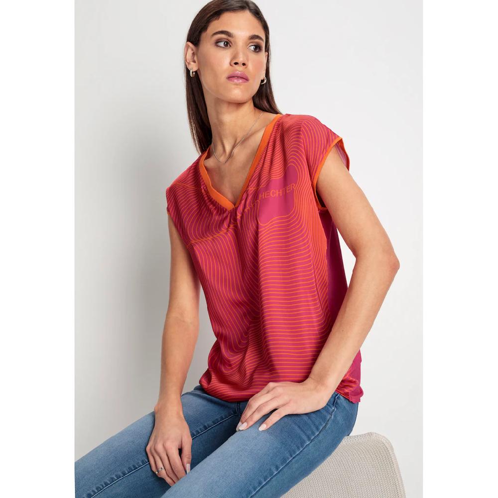HECHTER PARIS Shirtbluse mit Logoprint - NEUE KOLLEKTION