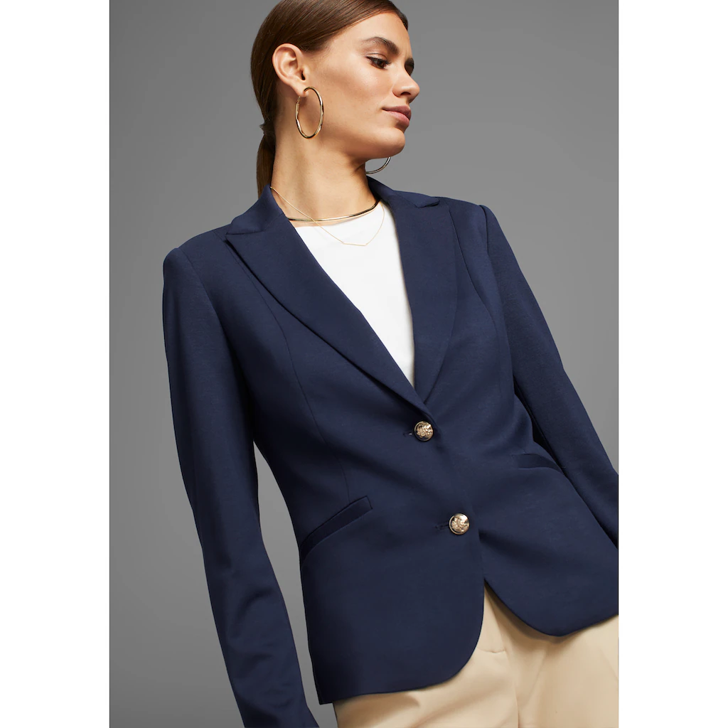 HECHTER PARIS Sweatblazer Mit Eleganter Knopfleiste - NEUE KOLLEKTION