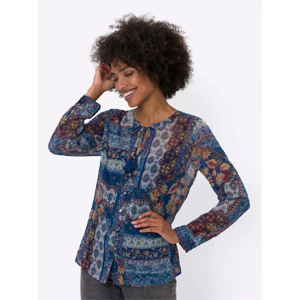 Heine Druckbluse