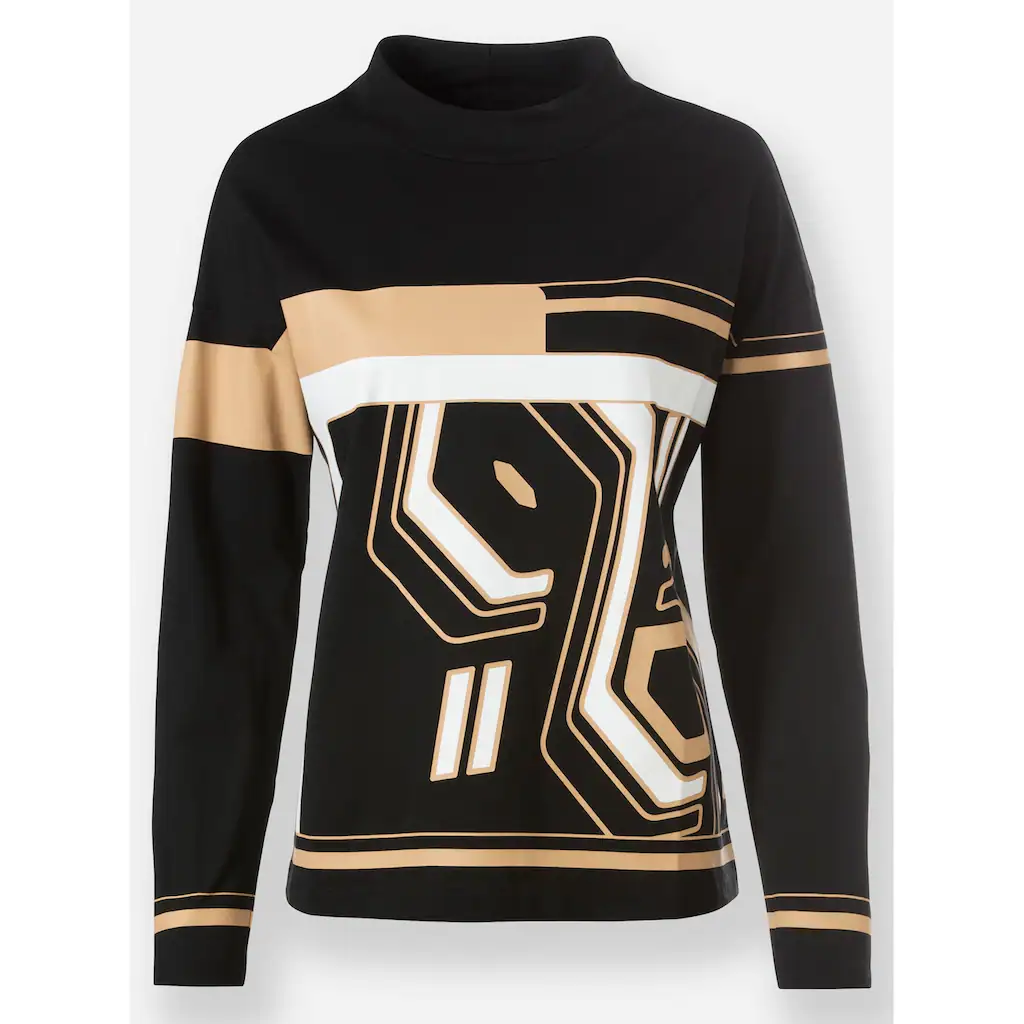 Heine Langarmshirt »Druck-Shirt« (1 Tlg.)