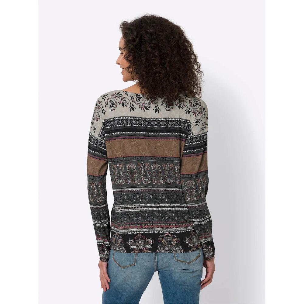 Heine Langarmshirt »Druck-Shirt« (1 Tlg.)
