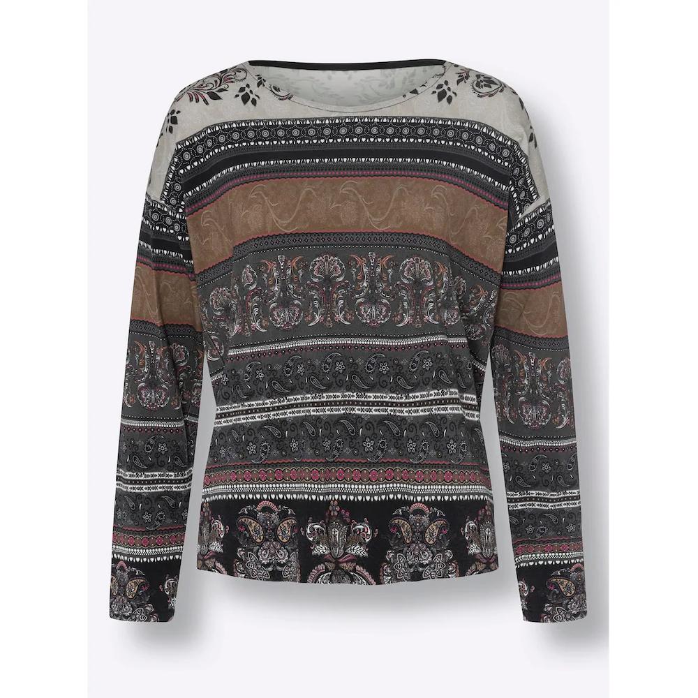 Heine Langarmshirt »Druck-Shirt« (1 Tlg.)