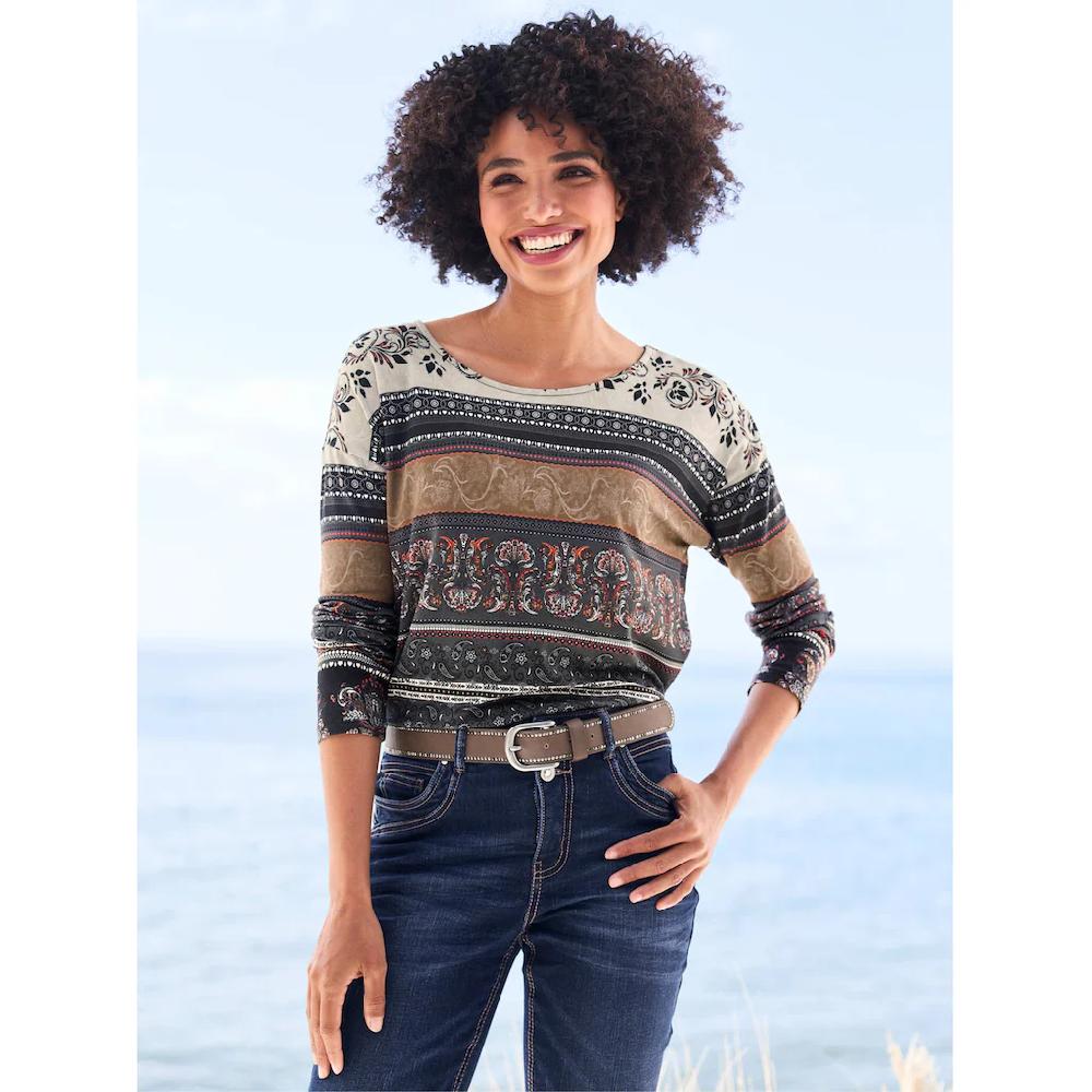 heine Langarmshirt »Druck-Shirt« (1 tlg.)