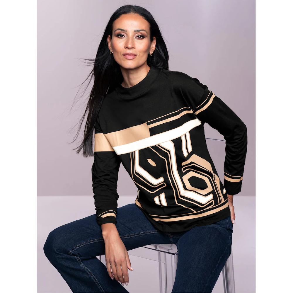 heine Langarmshirt »Druck-Shirt« (1 tlg.)