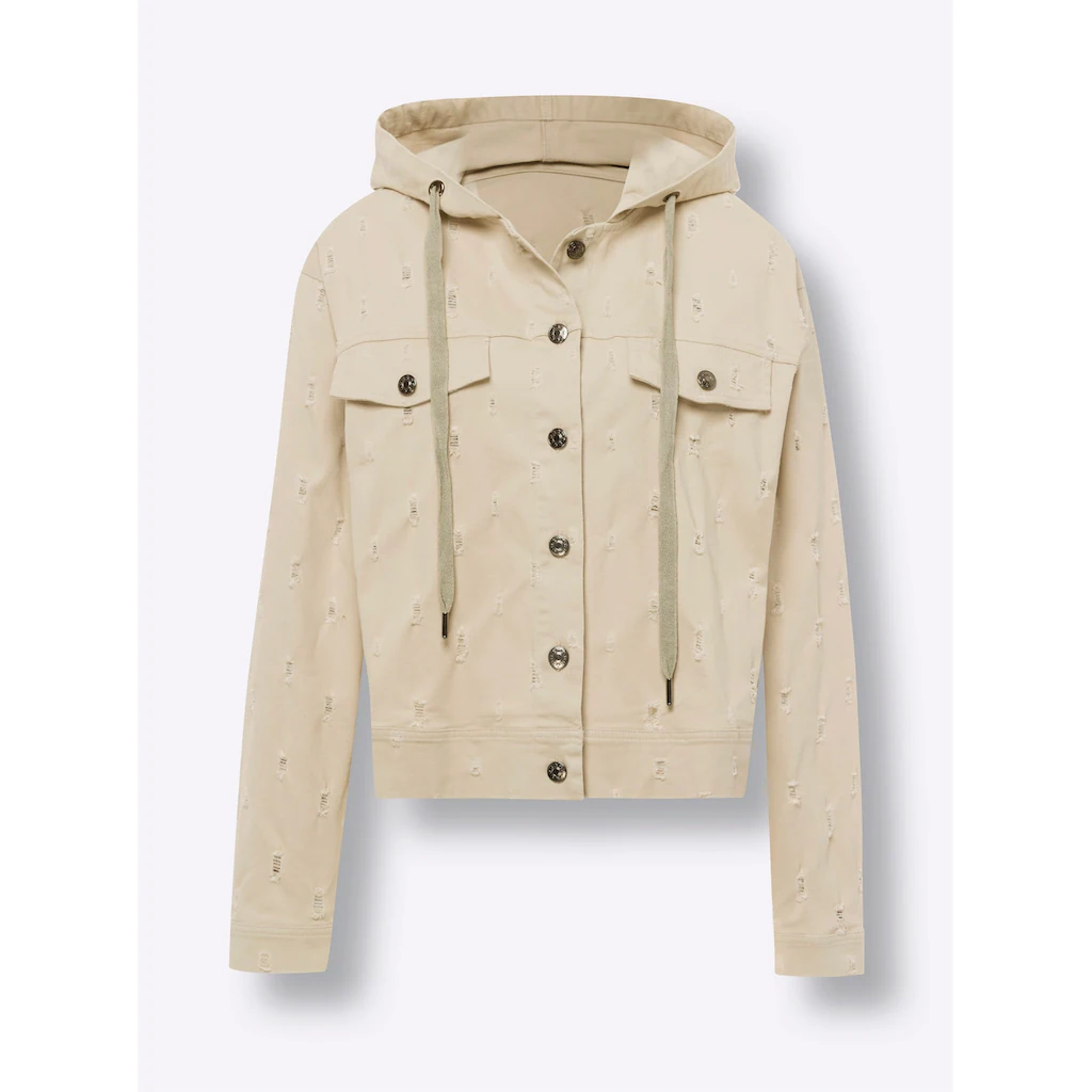 Heine Langjacke Mit Kapuze