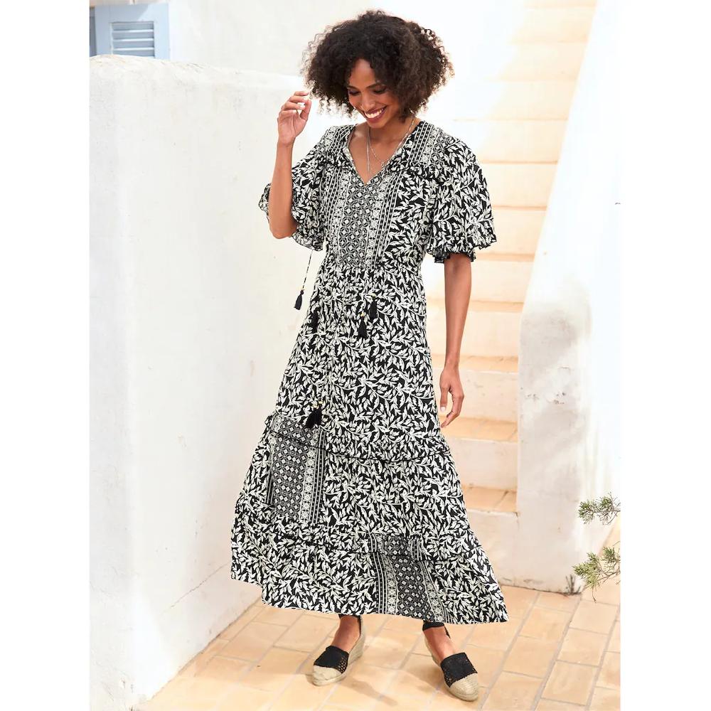 heine Maxikleid »Druck-Kleid«