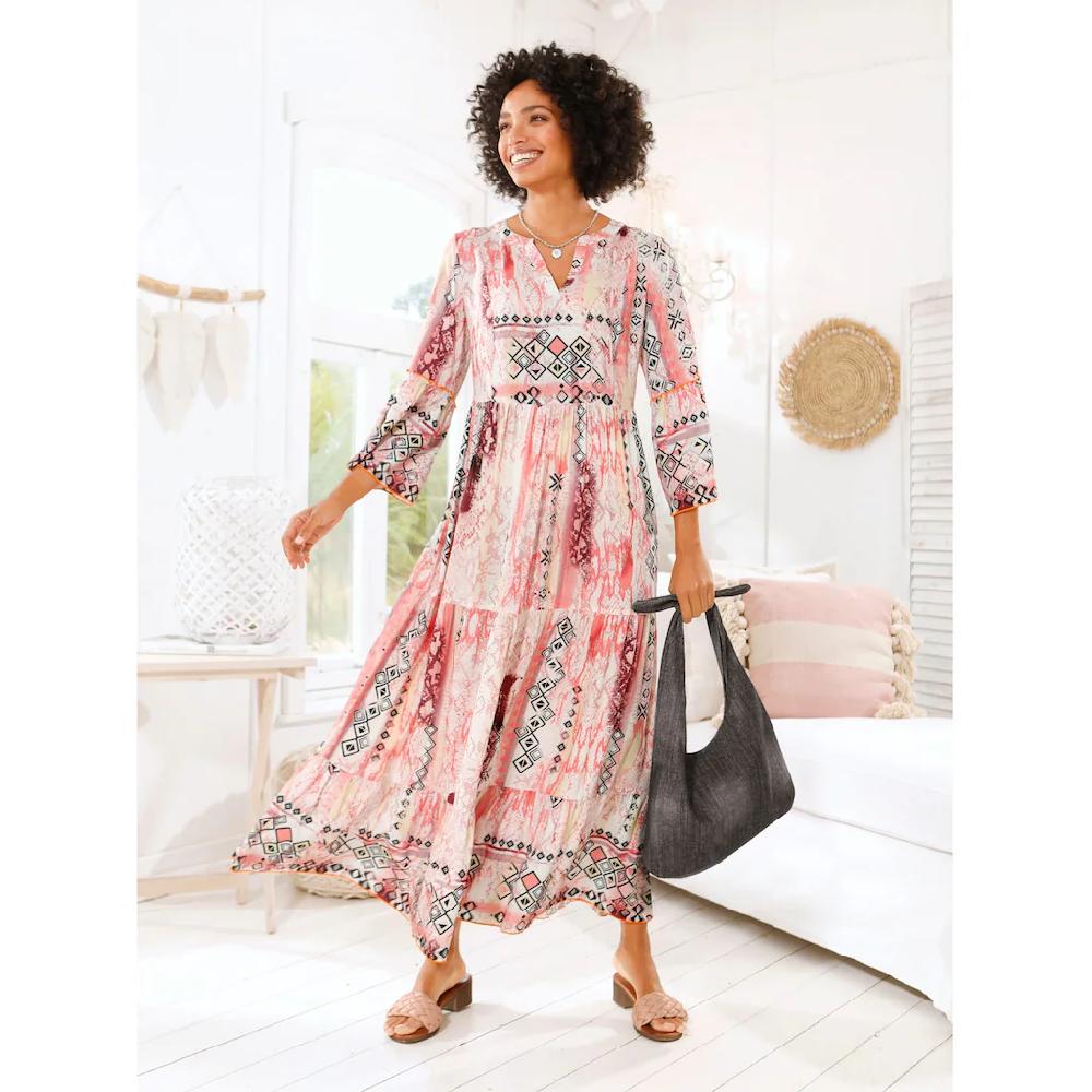 heine Maxikleid »Druck-Kleid«