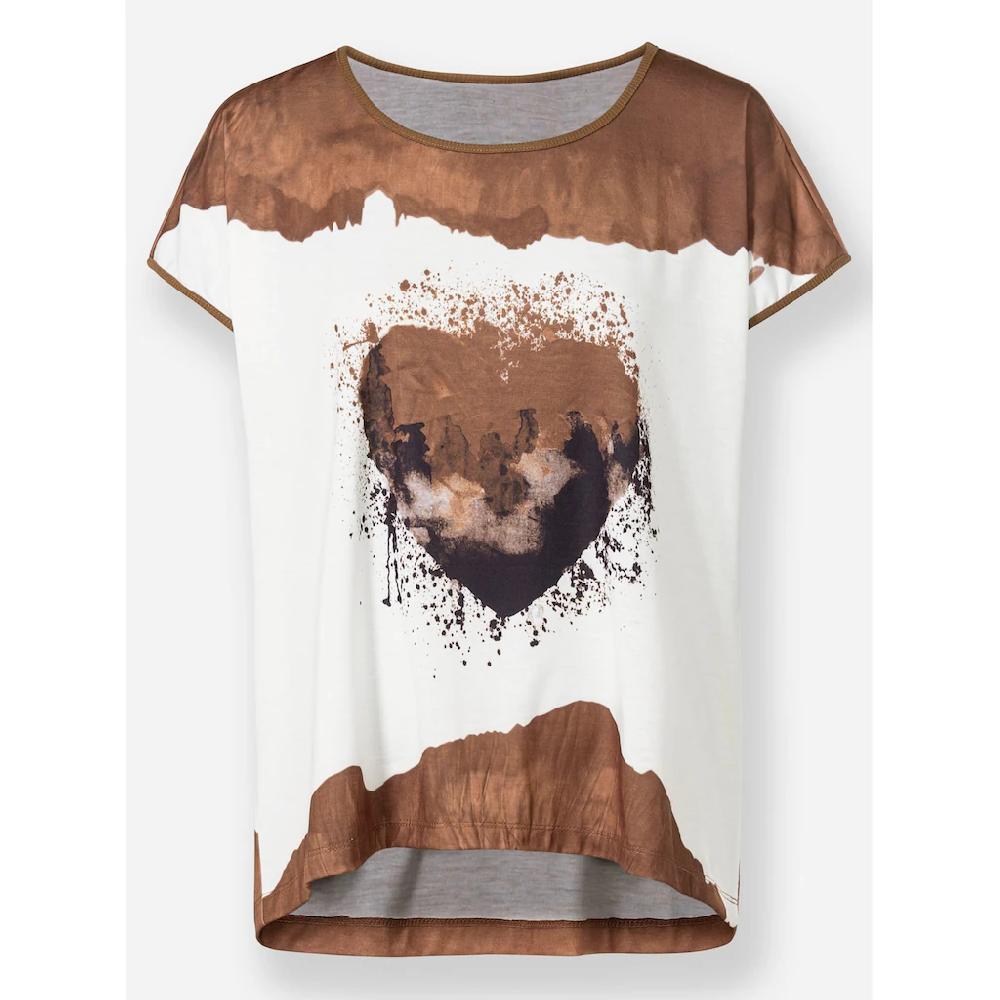 Heine Rundhalsshirt »Druck-Shirt« (1 Tlg.)