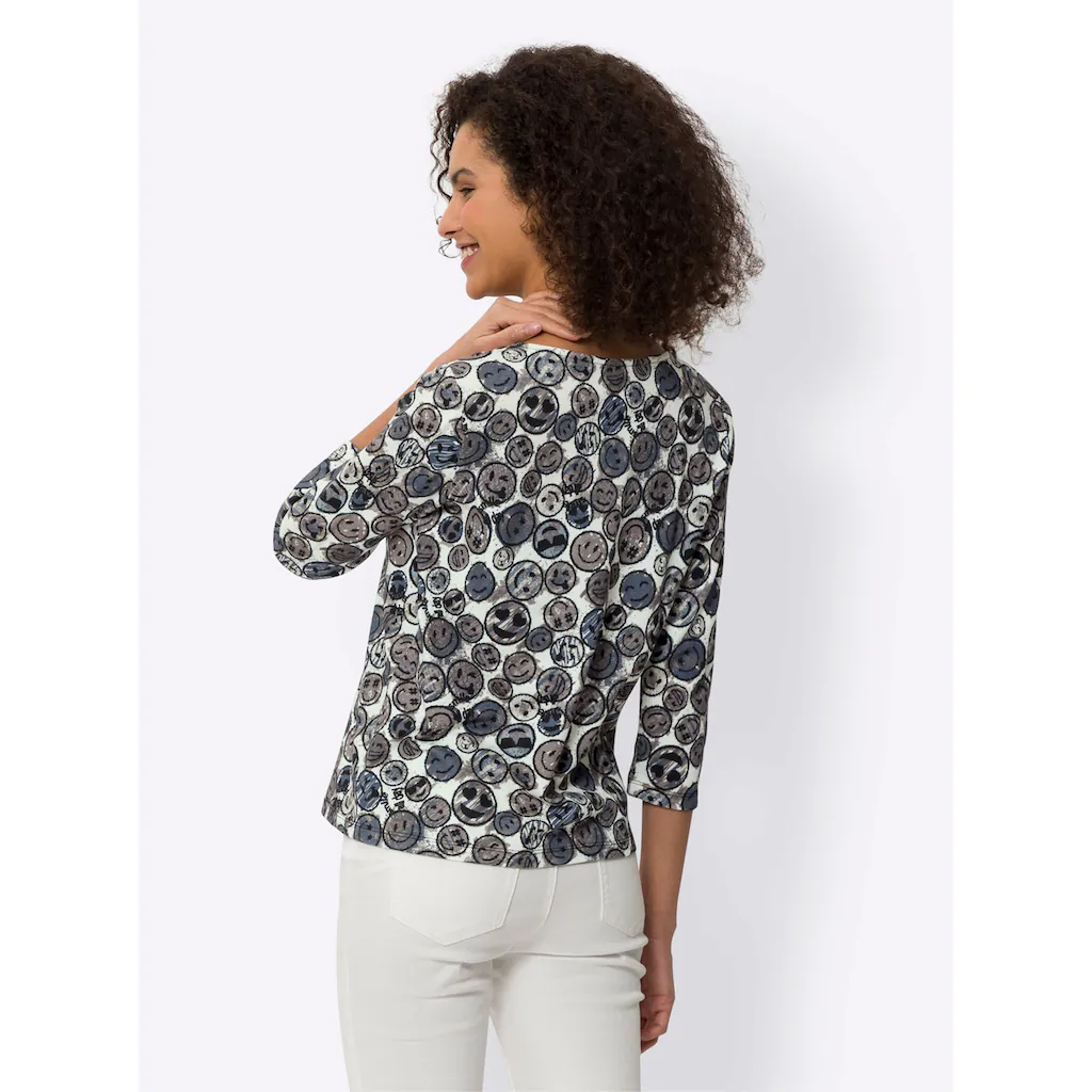 Heine Rundhalsshirt »Druck-Shirt« (1 Tlg.)