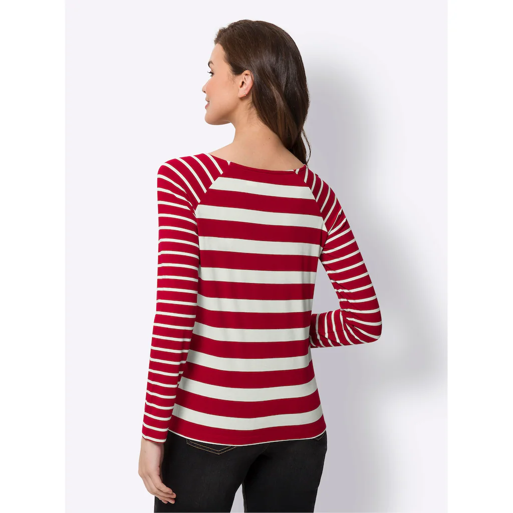 Heine Rundhalsshirt »Streifenshirt« (1 Tlg.)