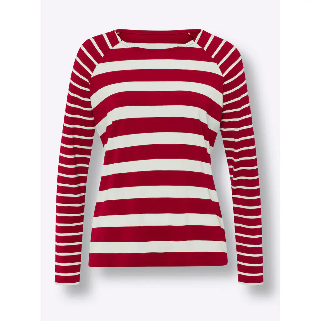 Heine Rundhalsshirt »Streifenshirt« (1 Tlg.)