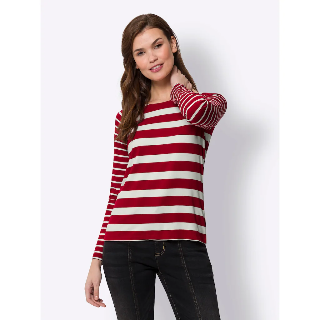 heine Rundhalsshirt »Streifenshirt« (1 tlg.)