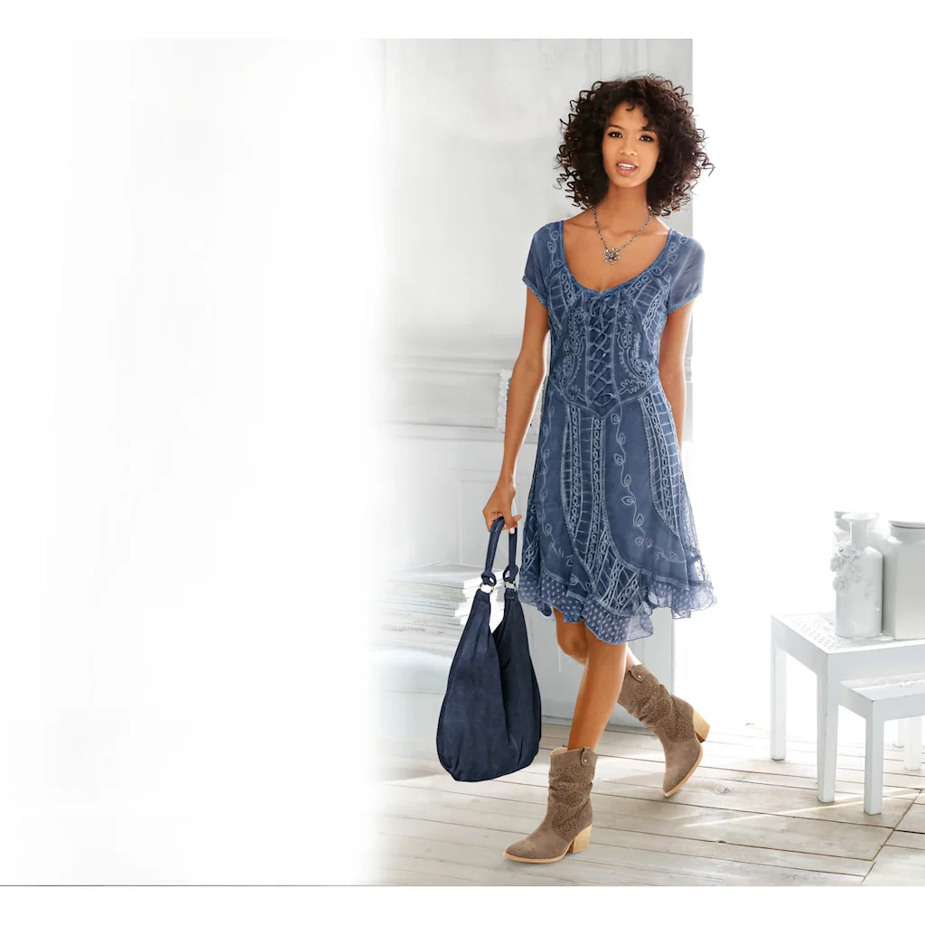 Heine Sommerkleid »Stickereikleid«