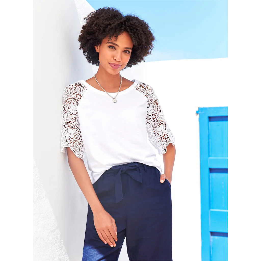 heine Spitzenshirt »Shirt« (1 tlg.)