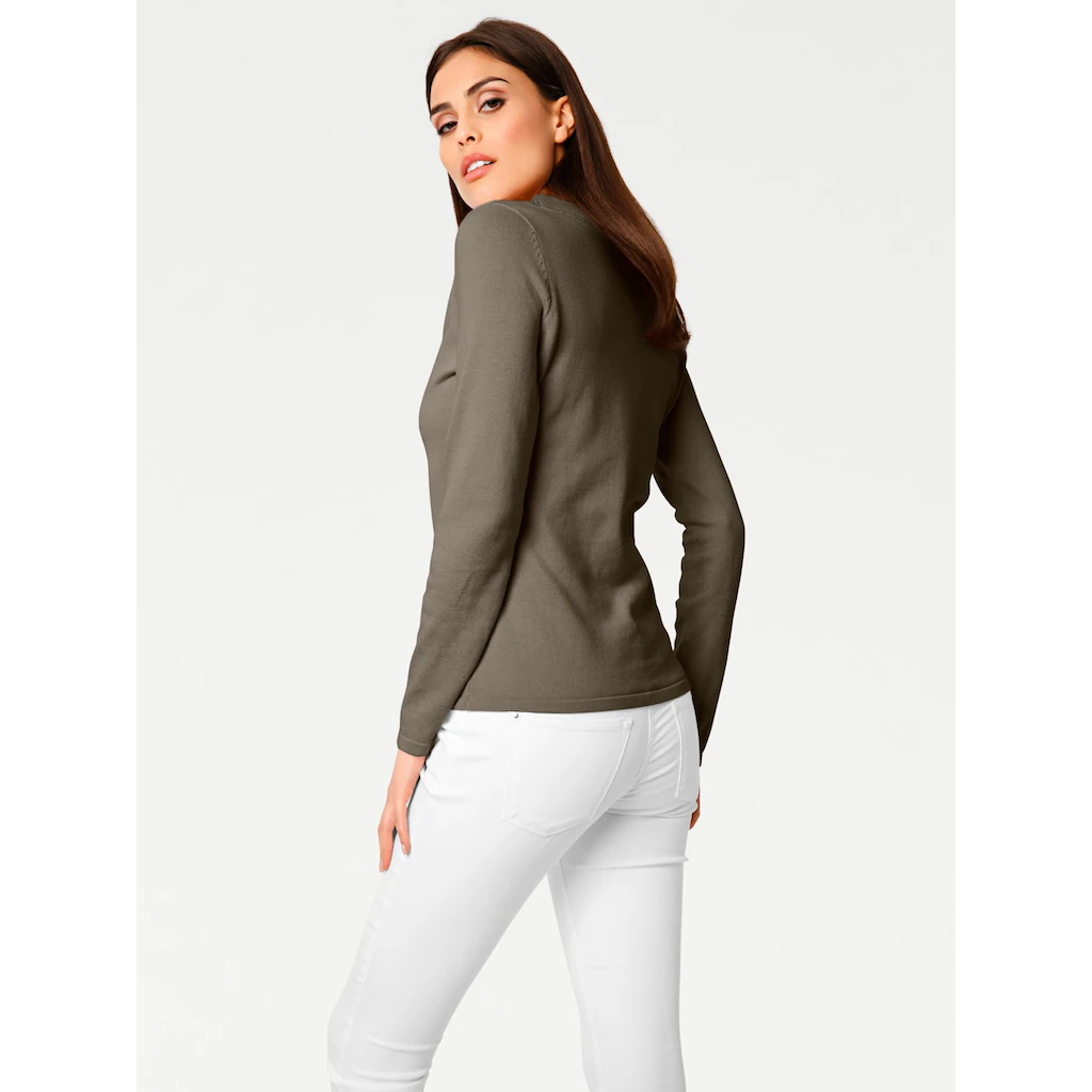 Heine Strickpullover »V-Pullover«