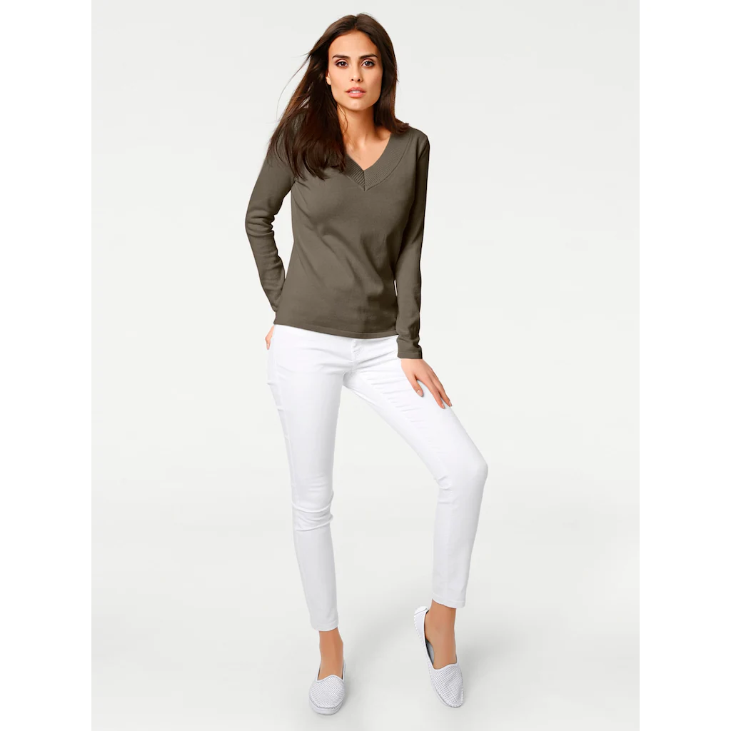 heine Strickpullover »V-Pullover«