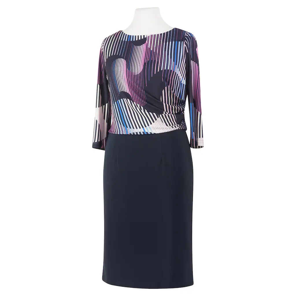 HERMANN LANGE Collection Druckkleid In 2-teiliger Optik