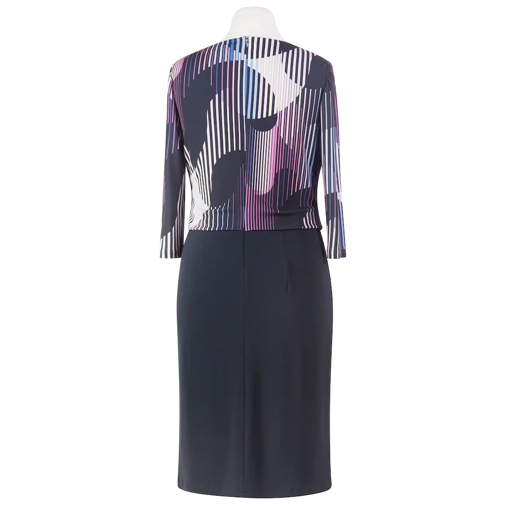 HERMANN LANGE Collection Druckkleid In 2-teiliger Optik