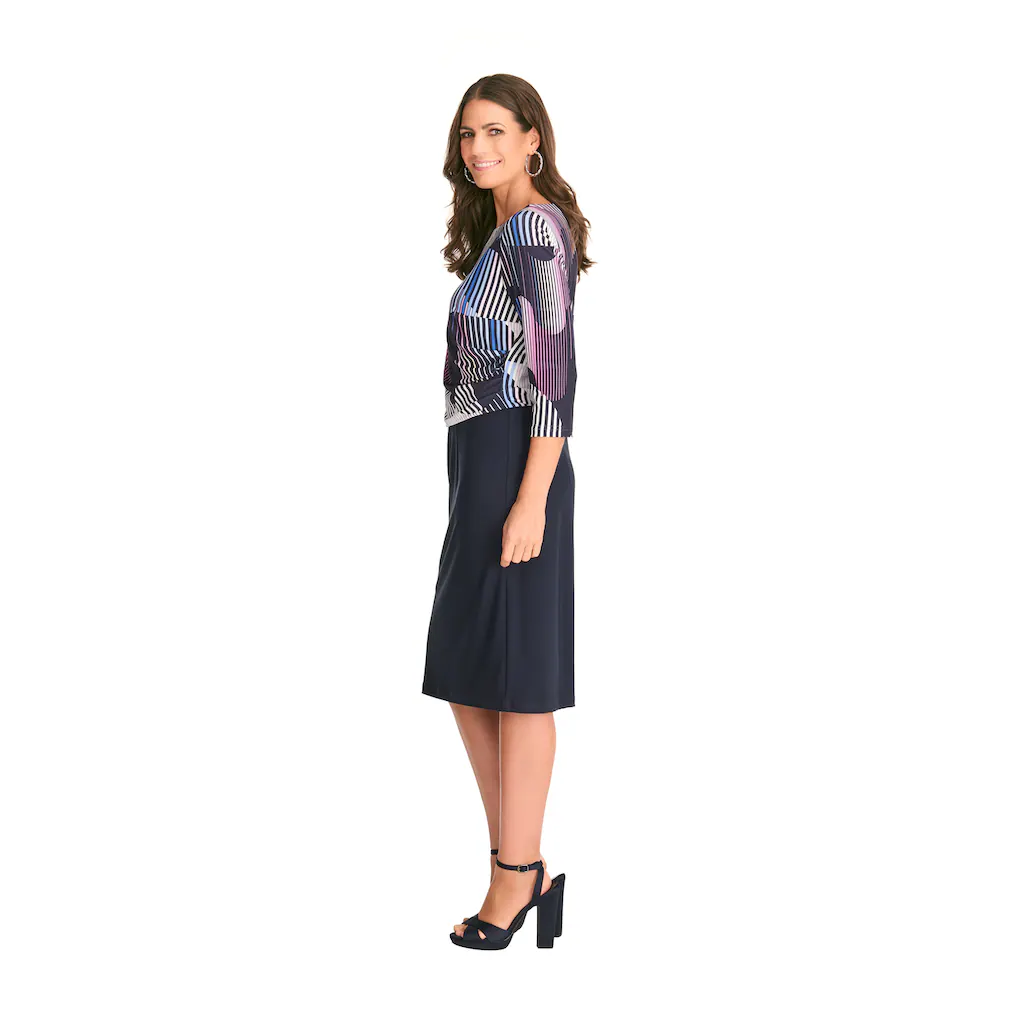 HERMANN LANGE Collection Druckkleid in 2-teiliger Optik