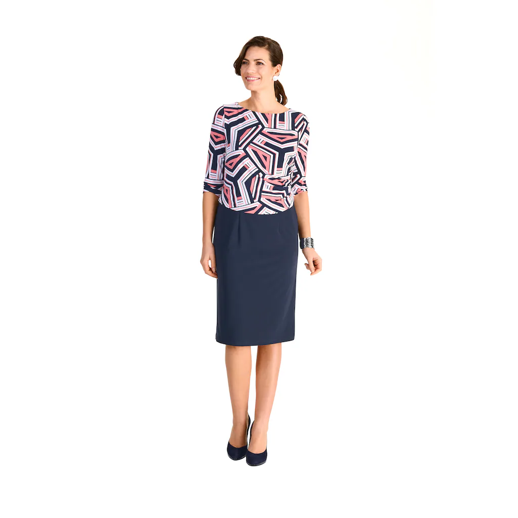 HERMANN LANGE Collection Midikleid In 2 -teiliger Optik