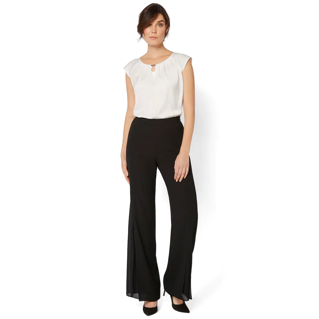 HERMANN LANGE Collection Palazzohose »Anastasia« In Lagenoptik