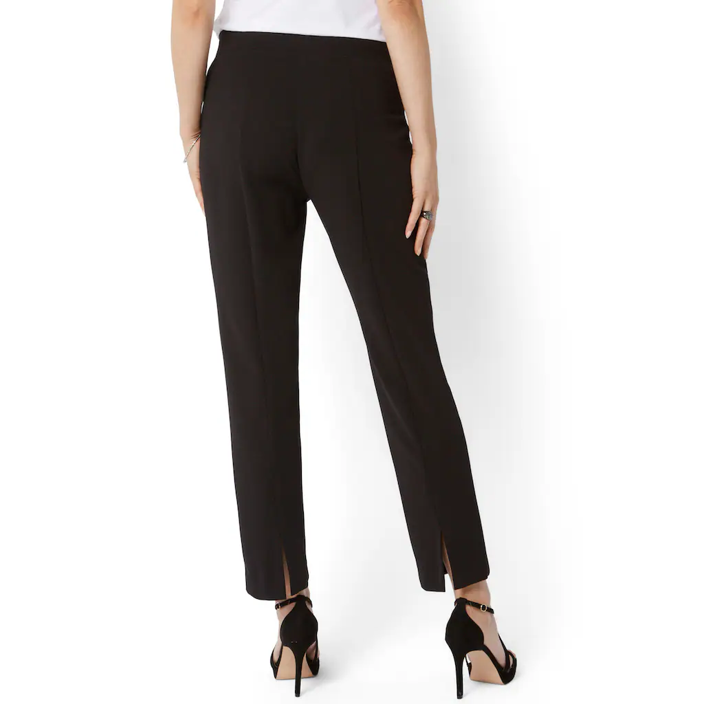 HERMANN LANGE Collection Stretch-Hose In Eleganter Schlupfform Mit Bügelfalte