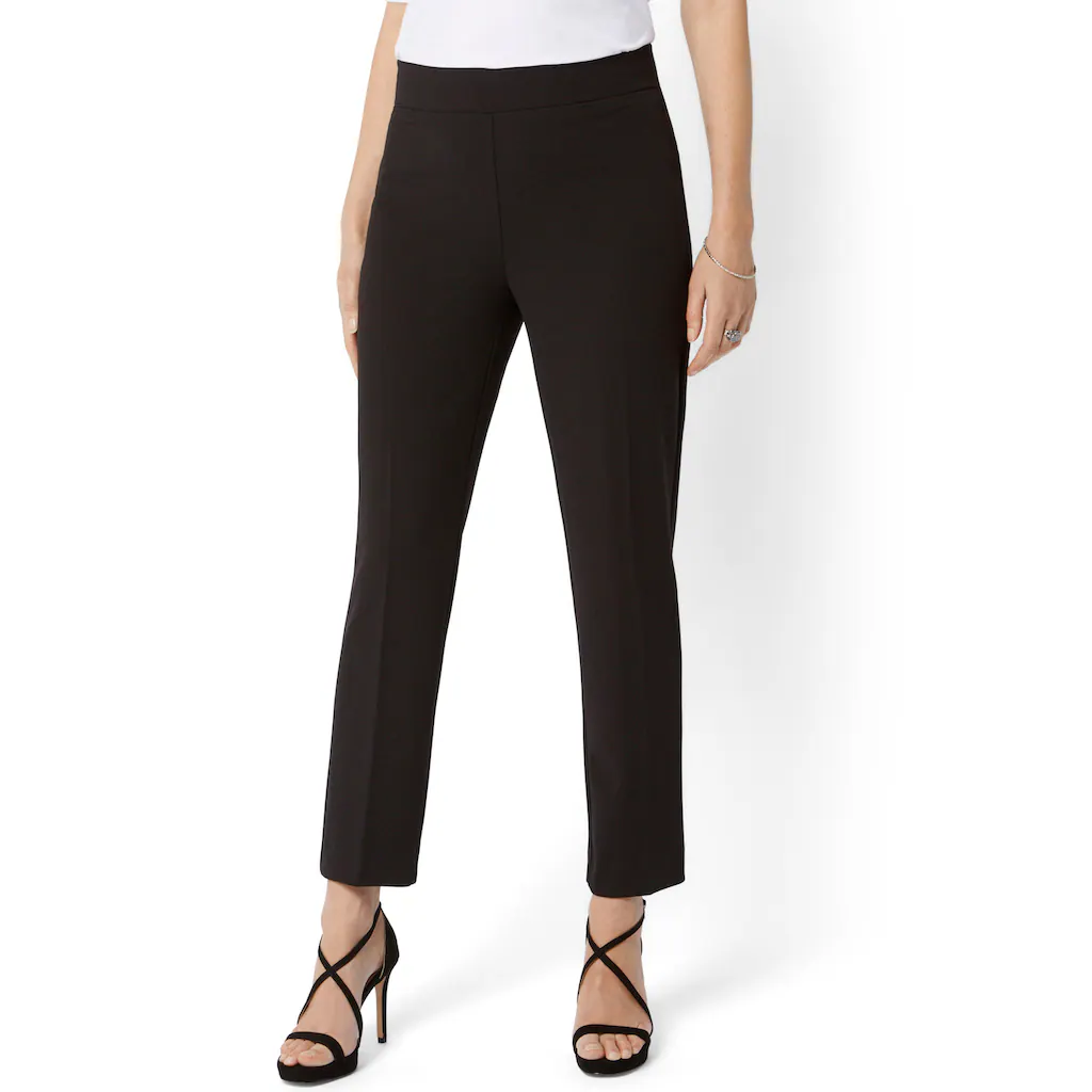 HERMANN LANGE Collection Stretch-Hose in eleganter Schlupfform mit Bügelfalte