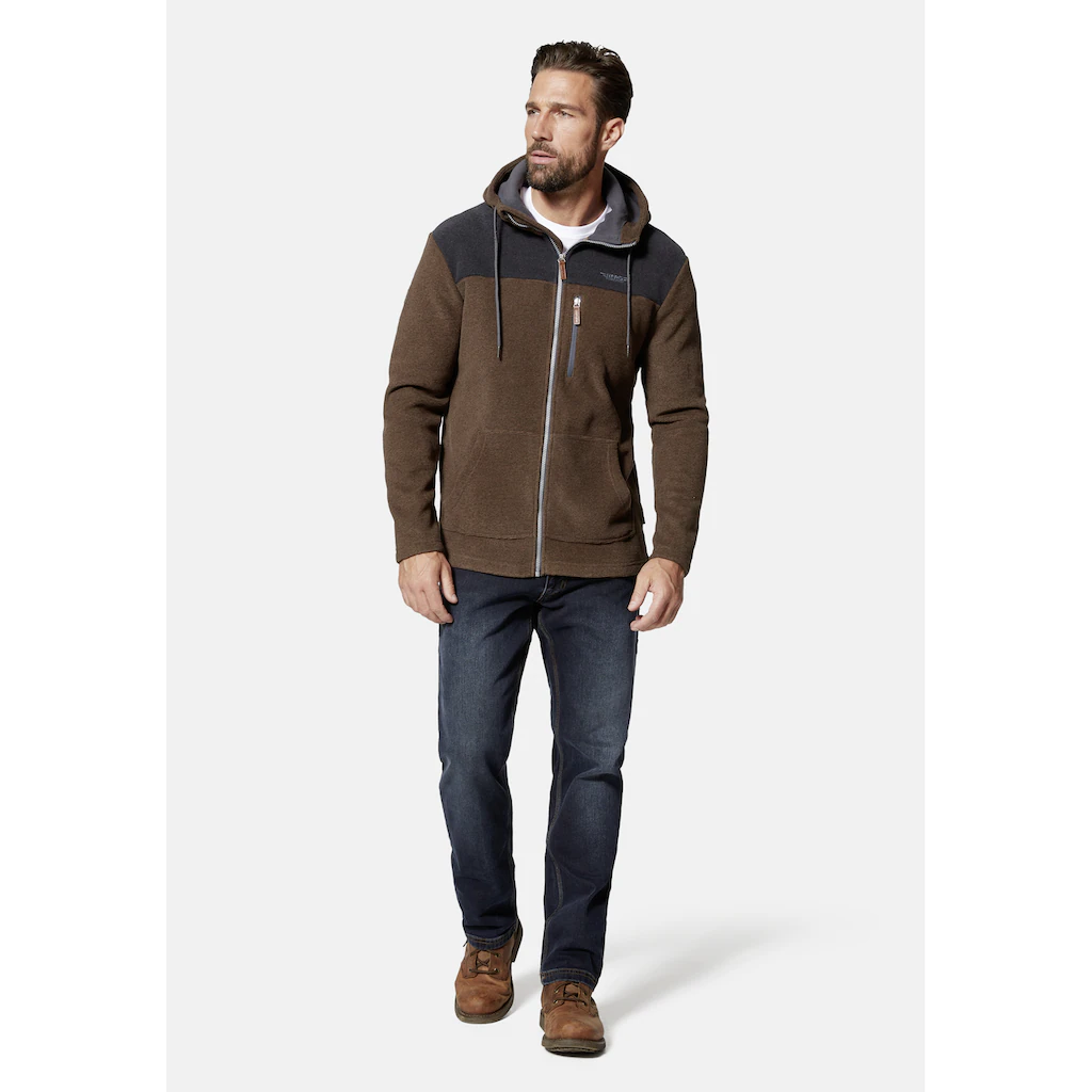 HERO By John Medoox Fleecejacke »Hero By John Medoox Hoodie Strick- Fleecejacke« Fleece Straight Fit Casual Atmungsaktiv Für Herren ▷ Für