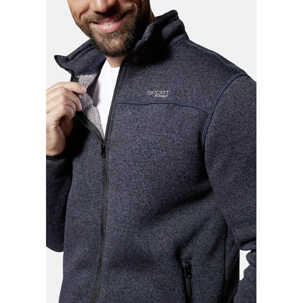 HERO By John Medoox Sweatjacke »Sherpajacke Hero By John Medoox Trend« Sherpa Fleece Straight Fit Casual Sherpa Für Herren ▷ Kaufen