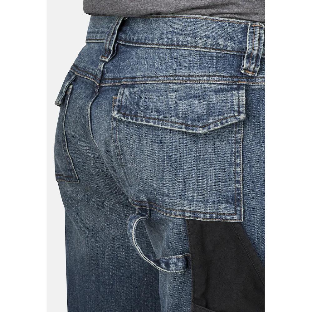 HERO By John Medoox Workerjeans »CALGARY Denim Pro Workwear Arbeits-Cargojeans« Arbeits-Cargojeans Denim / Jeansfür Herren