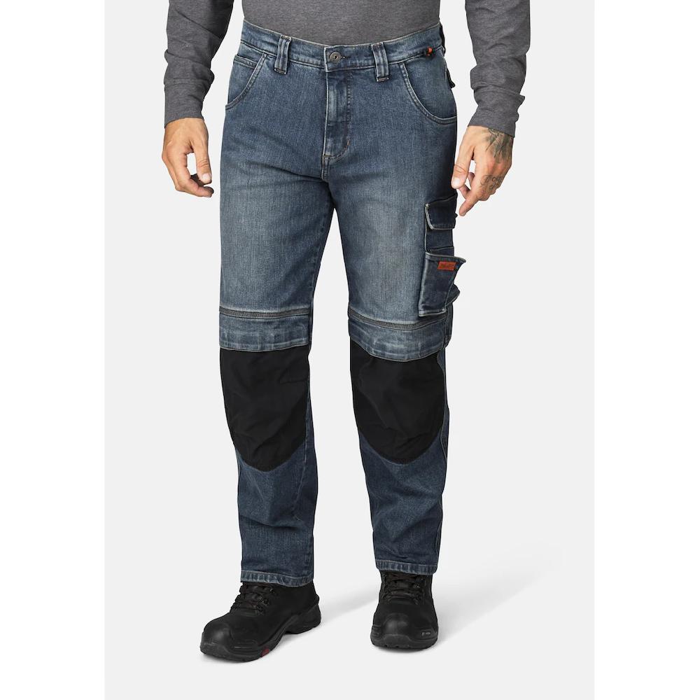 HERO by John Medoox Workerjeans »CALGARY Denim Pro Workwear Arbeits-Cargojeans« Arbeits-Cargojeans Denim / Jeansfür Herren