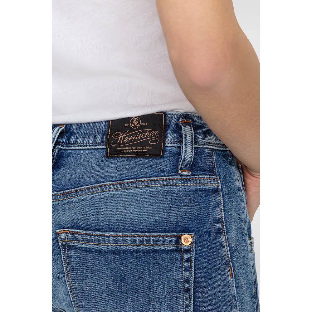 Herrlicher 7/8-Jeans »Shyra Cropped Denim Comfort« Mit Halb Verdeckter Knopfleiste