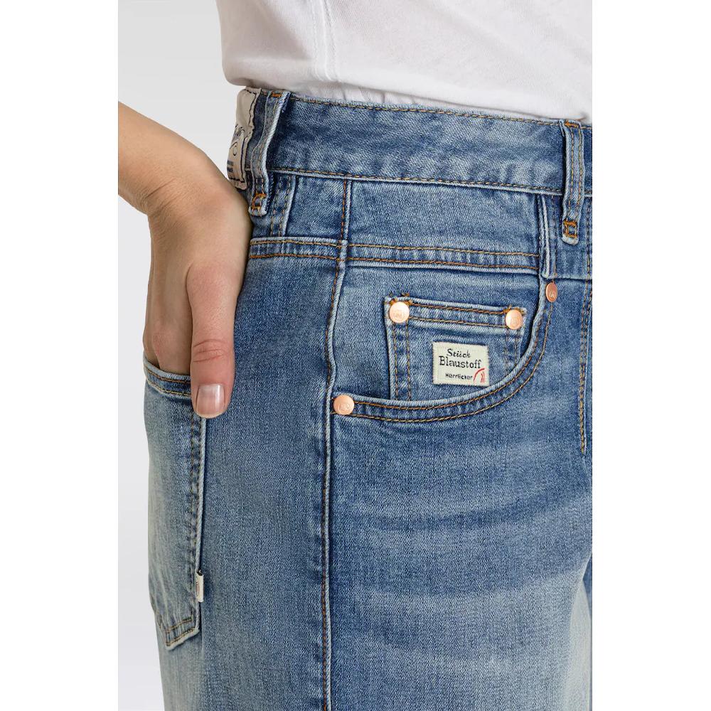 Herrlicher Loose-fit-Jeans »Brooke Organic Denim« In Cropped-Länge