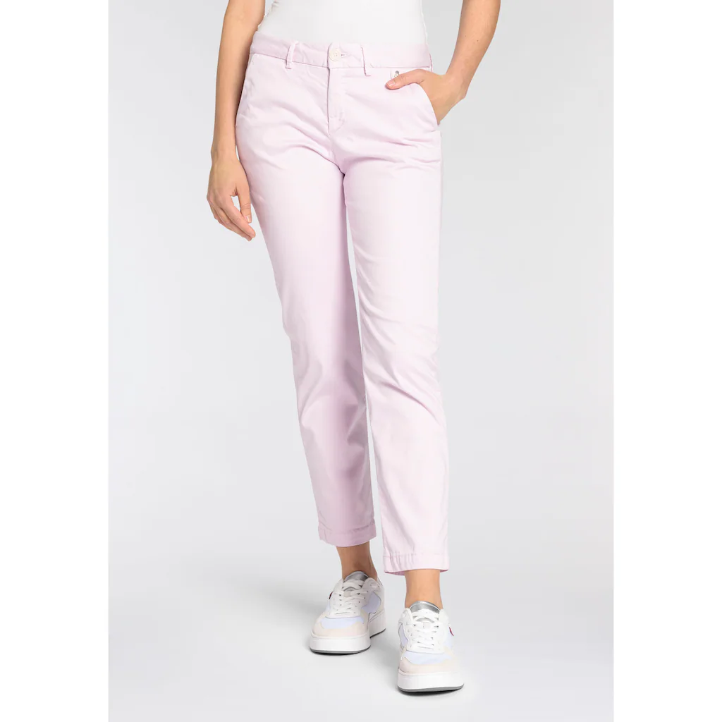 Herrlicher Stretch-Hose »Lovley Straight Satin Powerstrech«