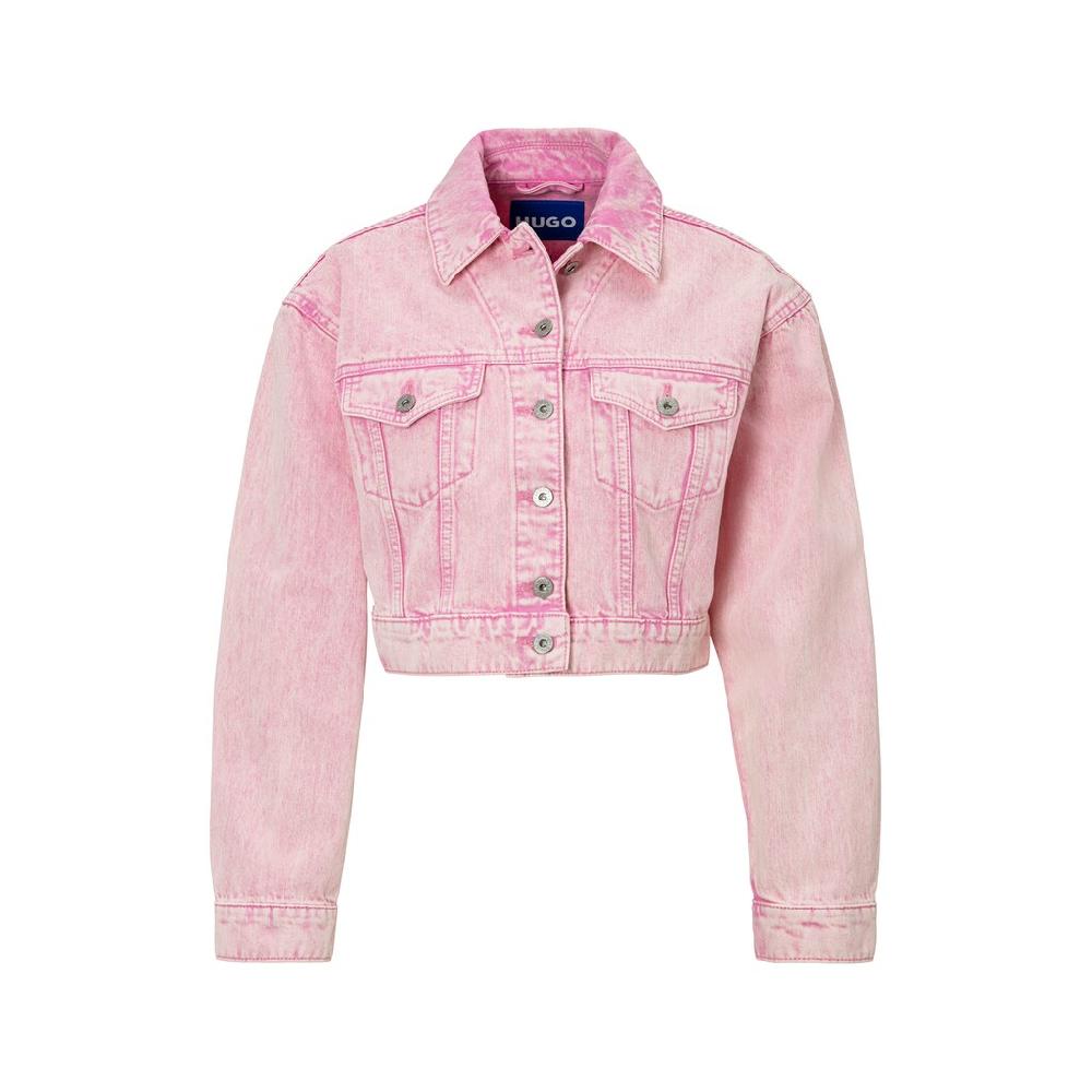 HUGO Blue Jeansjacke »Galatea_B« Mit Logopägung
