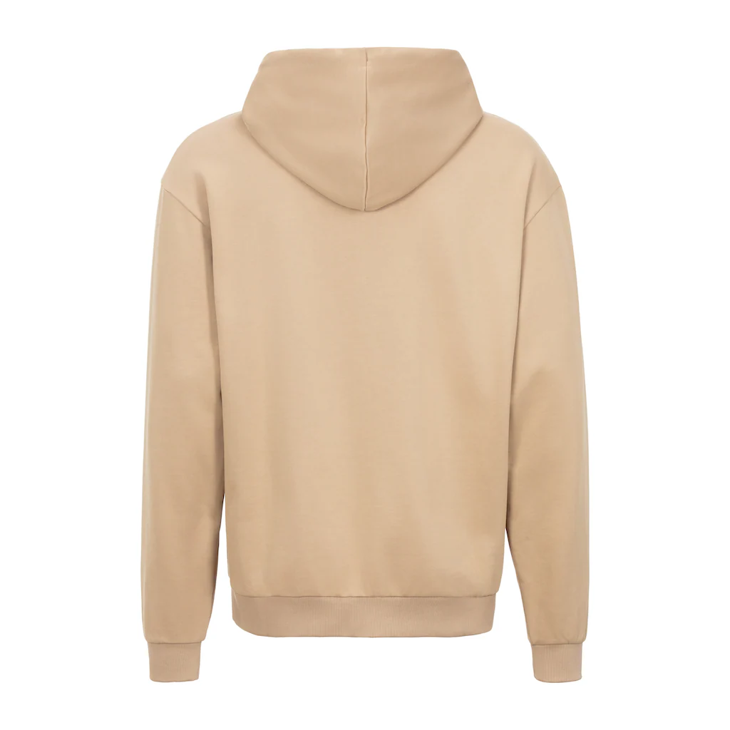 HUGO Blue Kapuzensweatjacke »Nadarasi« Mit Logo-Badge