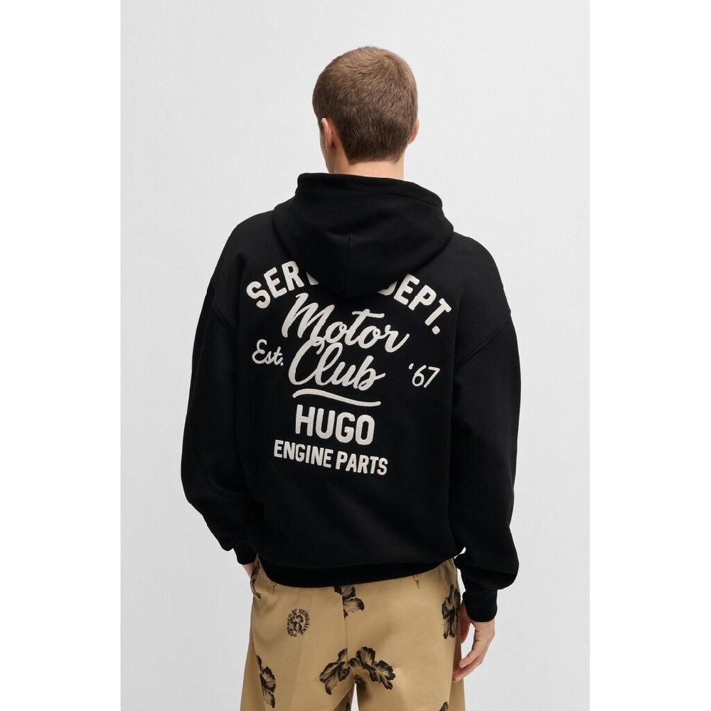 HUGO Blue Kapuzensweatshirt »Nualo« Mit Großem Logodruck Hinten ▷ Bestellen