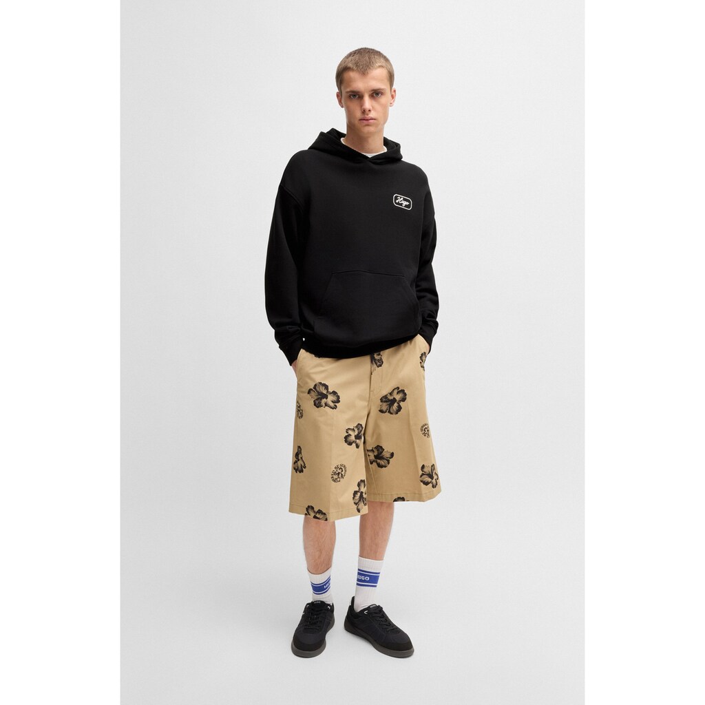 HUGO Blue Kapuzensweatshirt »Nualo« Mit Großem Logodruck Hinten ▷ Bestellen
